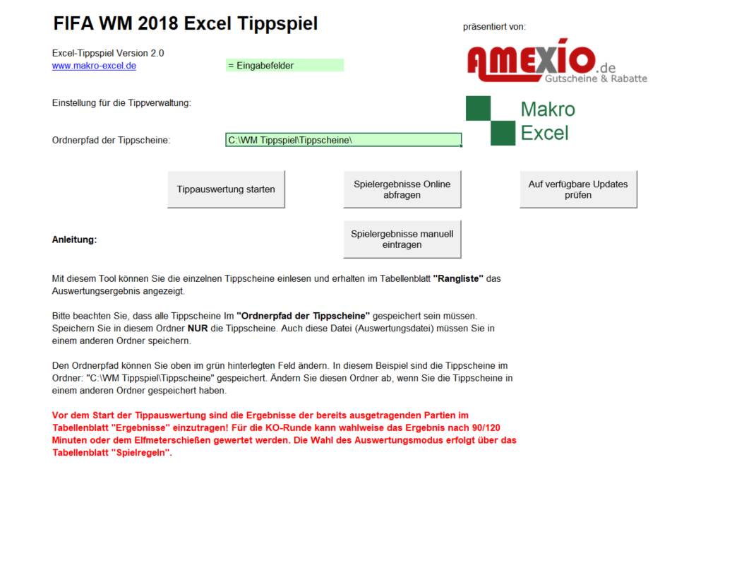 Excel Tippspiel Auswertung